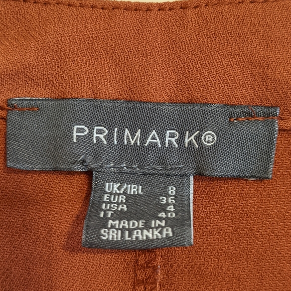 Primark Rust Colored Tunic, size 4 - Picture 2 of 8
